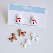 Load image into Gallery viewer, Individual Christmas Studs
