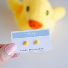 Load image into Gallery viewer, Duck Earrings &amp; Necklace
