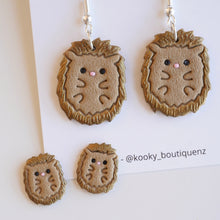 Load image into Gallery viewer, Hedgehog Earrings
