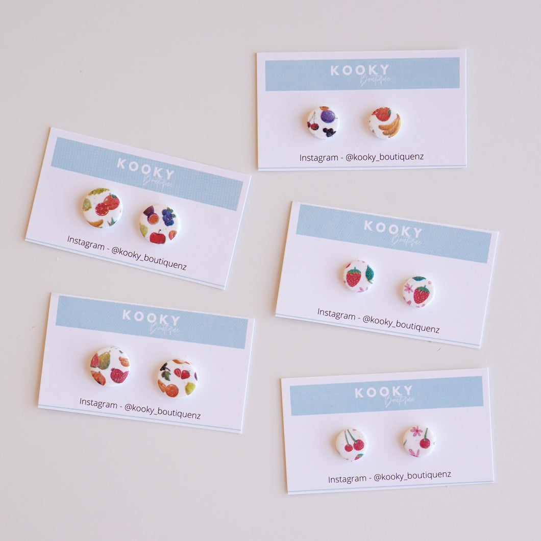 $5 Fruit Stud Earrings