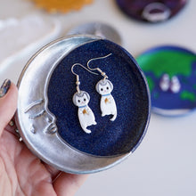 Load image into Gallery viewer, Astro Kitty Earrings
