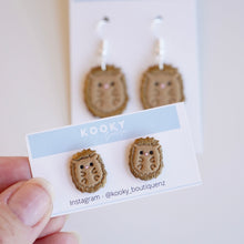 Load image into Gallery viewer, Hedgehog Earrings
