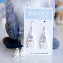 Load image into Gallery viewer, Snowflake 2025 Gnome Earrings

