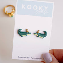 Load image into Gallery viewer, Alligator Loki Earrings
