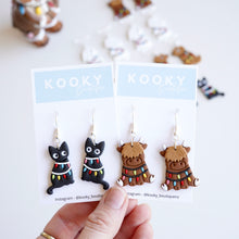 Load image into Gallery viewer, Christmas Light Animals Earrings
