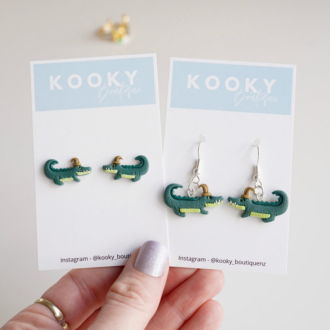 Alligator Loki Earrings