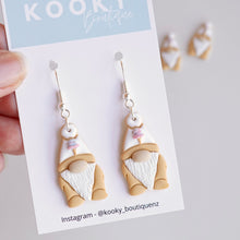 Load image into Gallery viewer, Ice Cream Gnome Earrings
