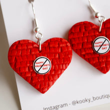 Load image into Gallery viewer, Anti Love Heart Piñata Earrings
