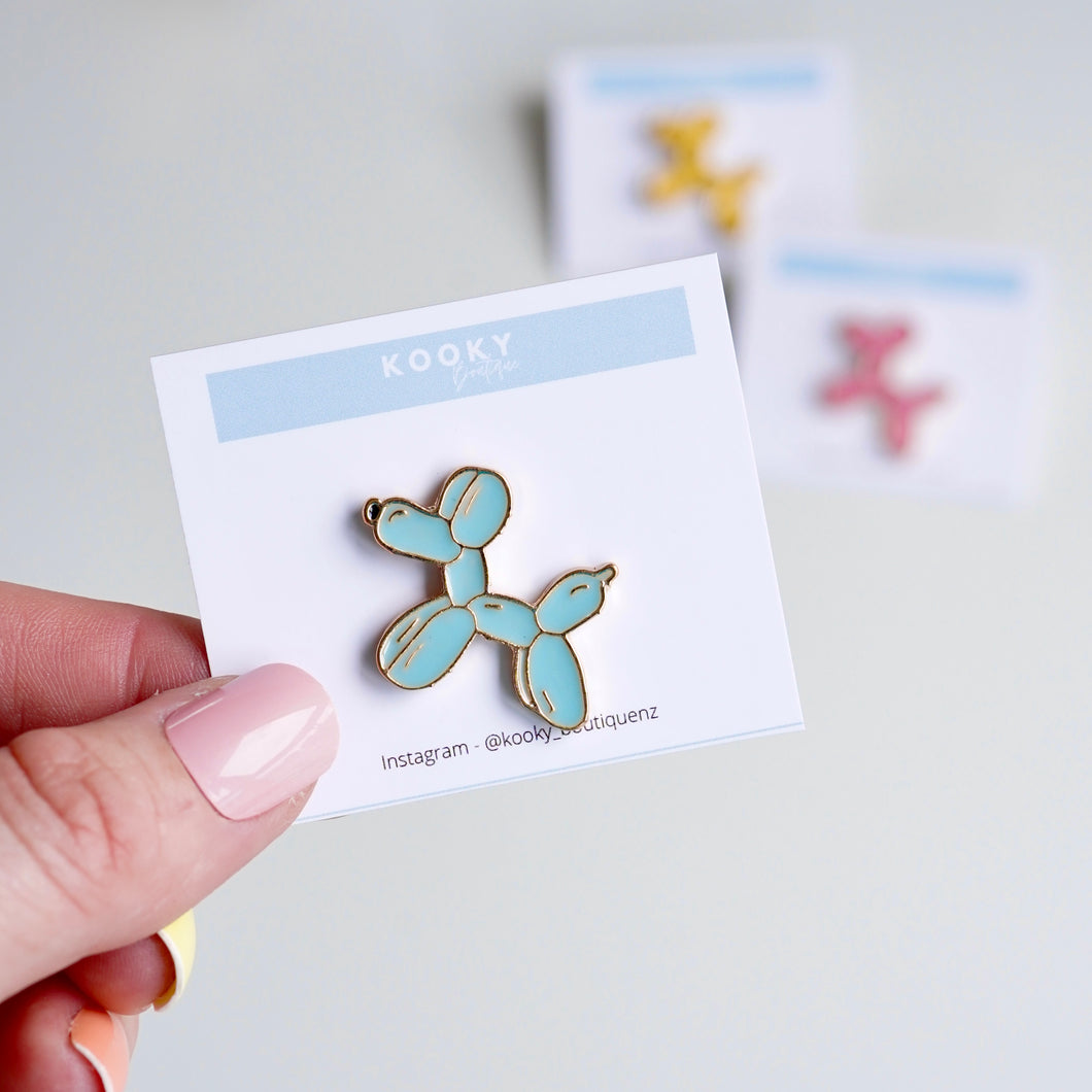 Balloon Dog Enamel Pin