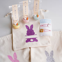 Load image into Gallery viewer, Easter Gift Set - Bunny Bag-Hair Clips-Hot Milk Stirrer
