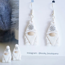 Load image into Gallery viewer, Snowflake 2025 Gnome Earrings
