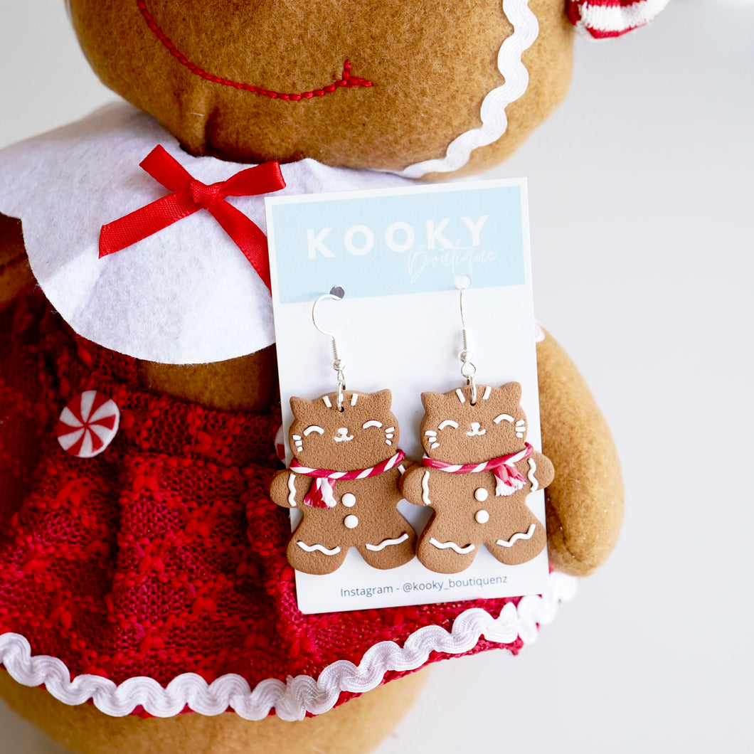 Gingy Kitty Earrings