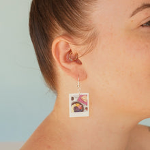 Load image into Gallery viewer, Polaroid - Summer Scene Earrings
