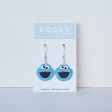 Load image into Gallery viewer, Cookie Monster Earrings
