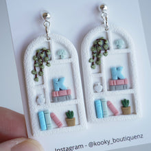 Load image into Gallery viewer, Bookshelf Arch Earrings
