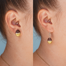 Load image into Gallery viewer, Chocolate Egg Earrings
