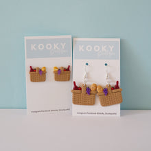 Load image into Gallery viewer, Picnic Basket Earrings
