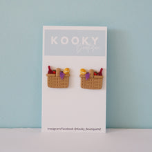 Load image into Gallery viewer, Picnic Basket Earrings
