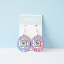 Load image into Gallery viewer, Tamagotchi Earrings - Limited Edition Pink/Purple/Blue
