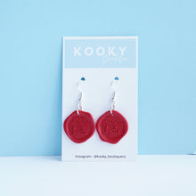Load image into Gallery viewer, Wax Seal Earrings
