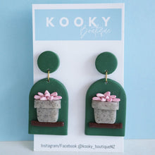 Load image into Gallery viewer, Succulent Shelf Life Earrings
