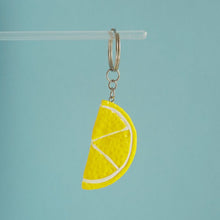 Load image into Gallery viewer, Lemon Slice Keyring

