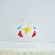 Load image into Gallery viewer, Beach Ball Earrings

