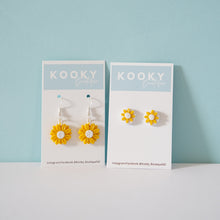Load image into Gallery viewer, Single Sunflower Earrings
