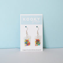 Load image into Gallery viewer, Gummy Worm Lolly Bag Earrings
