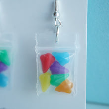 Load image into Gallery viewer, Jet Plane Lolly Bag Earrings
