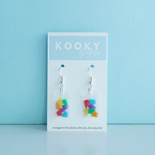 Load image into Gallery viewer, Jet Plane Lolly Bag Earrings
