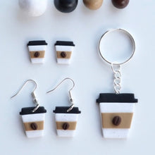 Load image into Gallery viewer, Coffee Takeaway Cup Earrings
