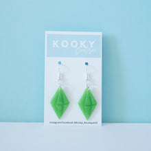 Load image into Gallery viewer, Sims Plumbob Earrings
