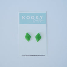 Load image into Gallery viewer, Sims Plumbob Earrings
