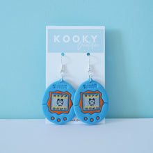 Load image into Gallery viewer, Tamagotchi Earrings - Pink/Blue or Yellow
