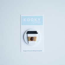 Load image into Gallery viewer, Phone Pop Socket - Takeaway Coffee Cup
