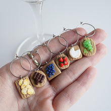 Load image into Gallery viewer, Wine Glass Charms - Picnic
