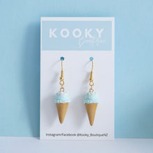 Load image into Gallery viewer, Small Single Scoop Ice Cream Earrings
