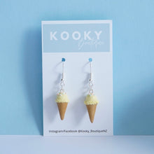Load image into Gallery viewer, Small Single Scoop Ice Cream Earrings
